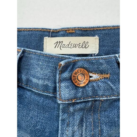 Madewell Women's the Perfect Jean Short Blue Size 26 Denim Cut Off High Rise - Picture 5 of 6